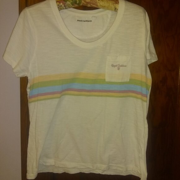 Royal Caribbean T-shirt, size medium, white - Picture 1 of 2